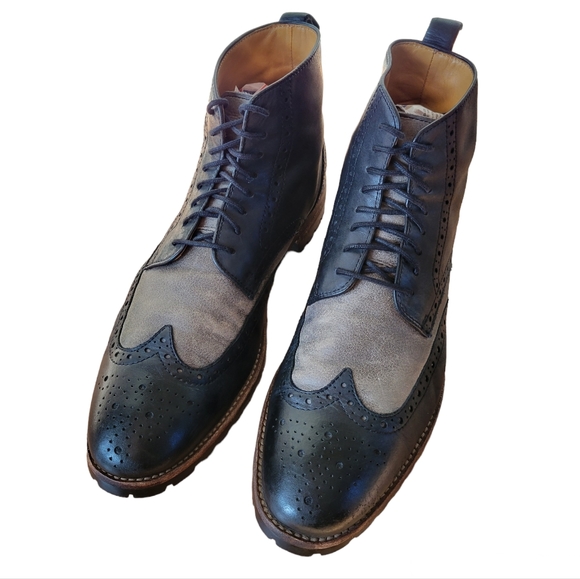 Ron White Other - Ron White Wingtip Dress Leather Boots Size 9.5
